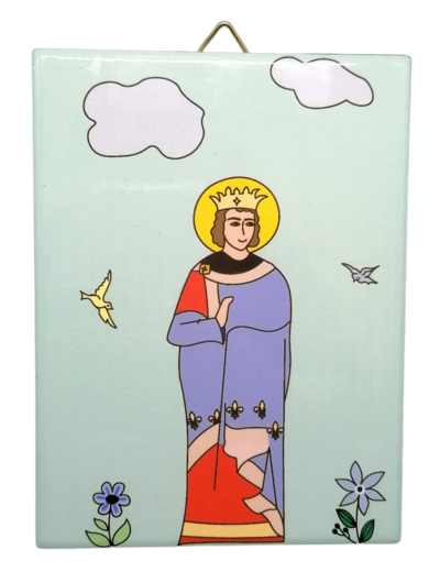 Saint Patron 7 Céramique 12x16cm, à suspendre