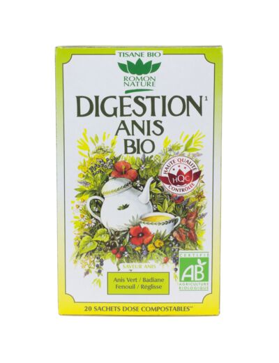 Infusion Digestion Anis Bio 20 Sachets