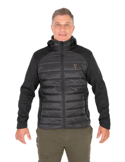 hybrid jacket black orange