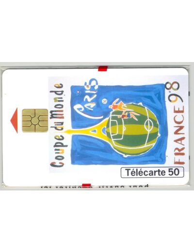 TELECARTE NSB 50 UNITES 04/98 PARIS COUPE DU MONDE FRANCE 98 F854