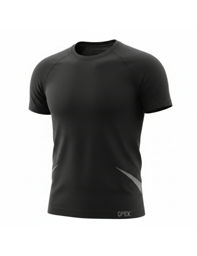 T-shirt sans couture respirant Seamless Opex, noir