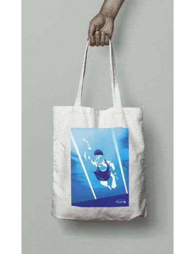 Tote bag ou sac natation "la nageuse"