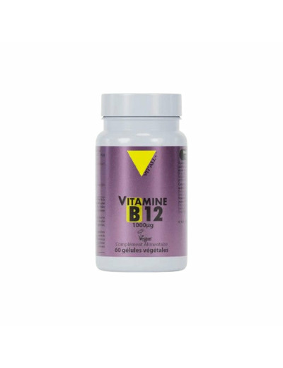 Vitamine B12 Forme Active 1000 µg-60 Gélules Végétales-Vit'all+