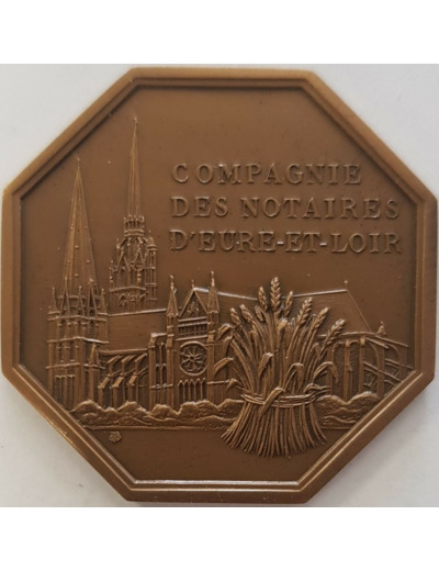 MEDAILLE - 28 EURE ET LOIR - COMPAGNIE DES NOTAIRES D'EURE-ET-LOIR SUP