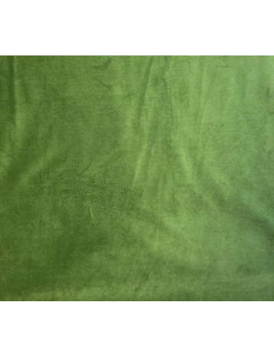 Velours uni Scala VERT col 12 laize 150cm 90000t