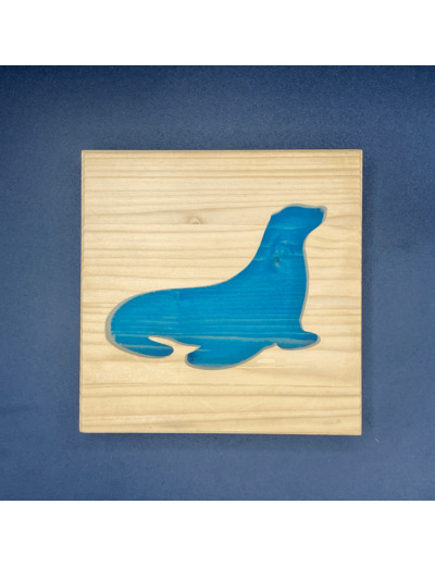 Tableau animal Otarie Bleue