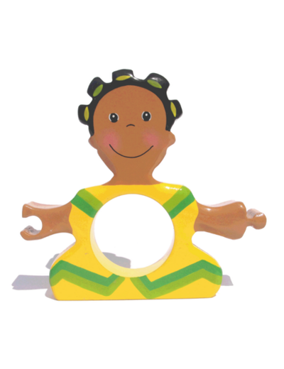 Rond de Serviette Africaine 13x12cm