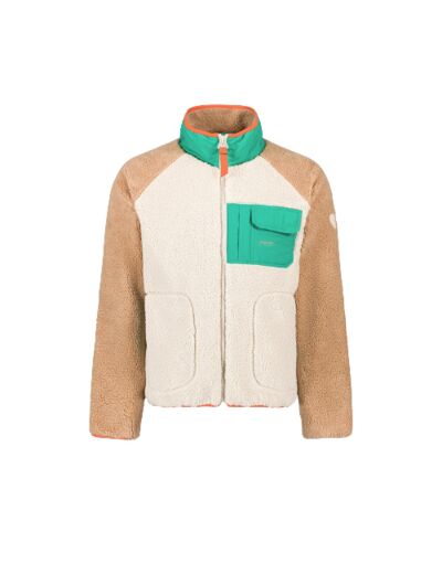 Veste Sherpa GERTRUDE & GASTON Ecru