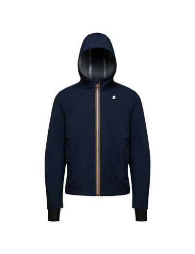 Blouson K-Way Jacko Bonded Jersey bleu marine