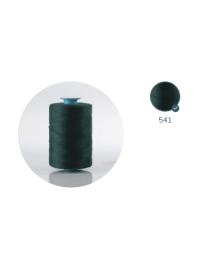 ZX 35 - 541 VERT FONCE FIL À COUDRE 100% POLYESTER TRÈS RÉSISTANT bobine 500m