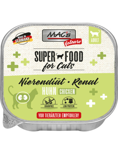 MAC'S Vetcare Renal Poulet pour chat - 100 g