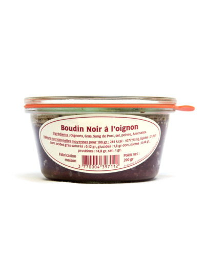 Boudin Noir à l'Oignon 200 g