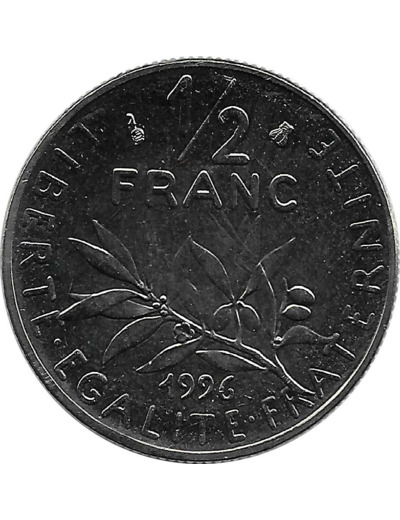 FRANCE 1/2 FRANC ROTY 1996 SUP/NC