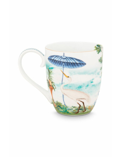 Mug XL Héron Tropical