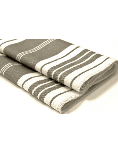 ROULEAU 25M TOILE RAYEE GRIS 240CM