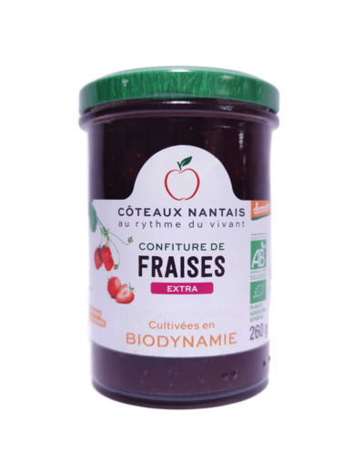 Confiture De Fraises Extra Bio 260g