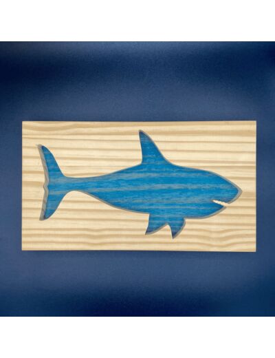 Tableau animal Requin Bleu 1