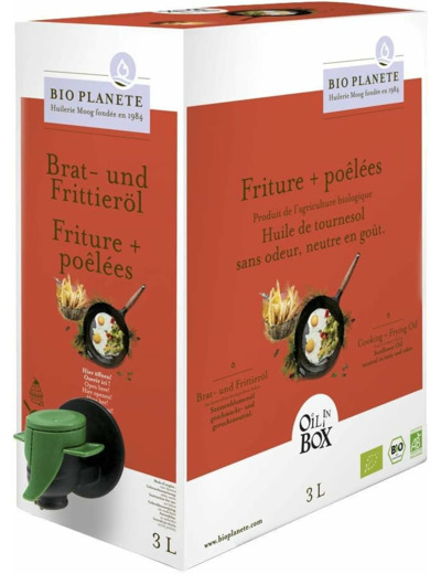 HUILE FRITURE ET POÊLEE 3L Bio Planete