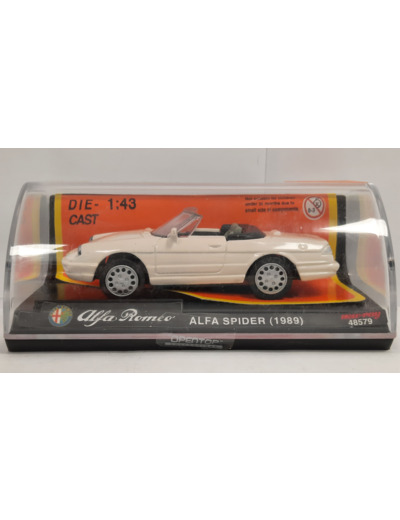 ALFA ROMEO SPIDER 1989 1/43 BOITE D'ORGINE