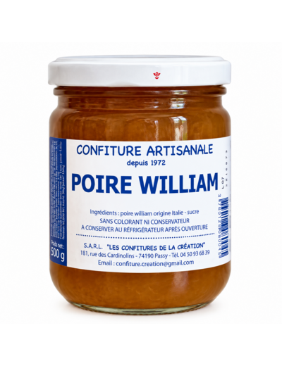 Confiture de Savoie Poire William