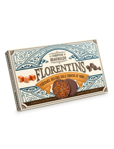 Florentins Chocolat Noir et Caramel - 100G