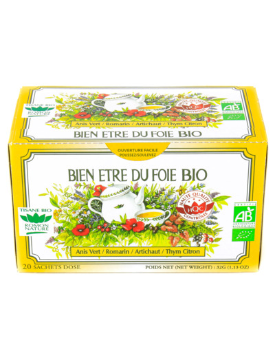 Tisane Infusion Bien être du Foie 20 sachets