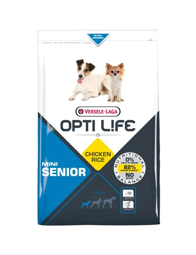 Croquettes OPTI LIFE Mini Senior au poulet & riz - 2 tailles