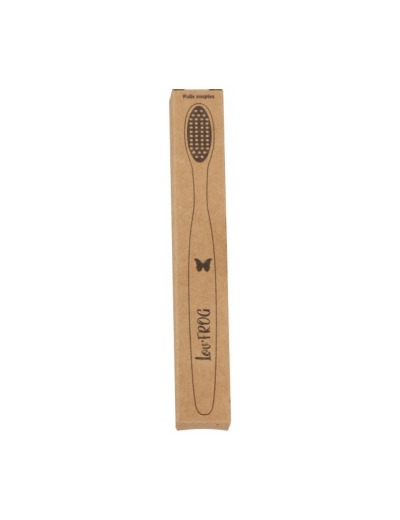 Brosse à dents bambou charbon actif Adulte Papillon