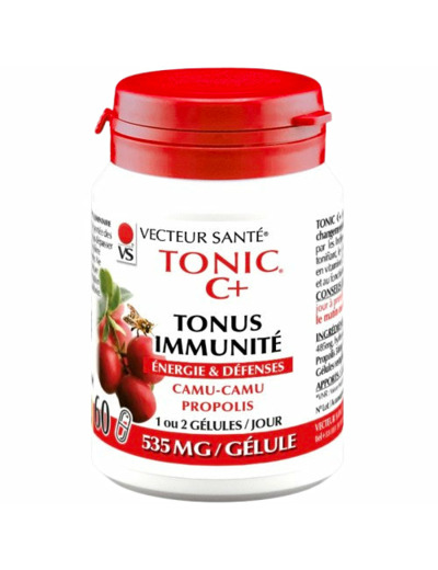 Tonic C+ camu-camu propolis-60 gélules-Vecteur santé