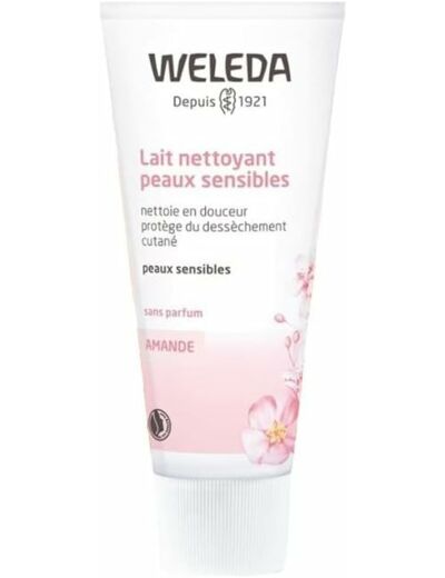 Lait nettoyant peau sensible amande 75ml Gamme Amande