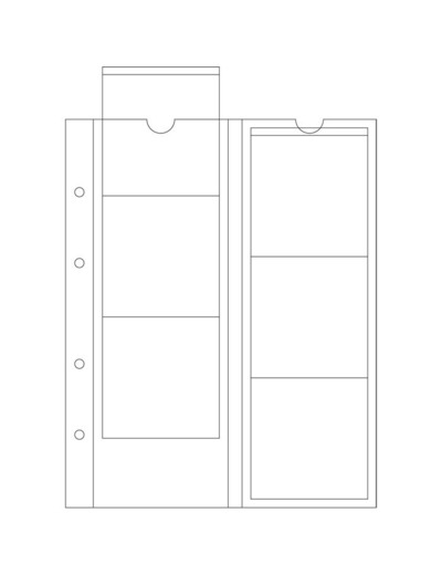 PAGES MONNAIES MEDAILLES OPTIMA M 6 Cases 316001