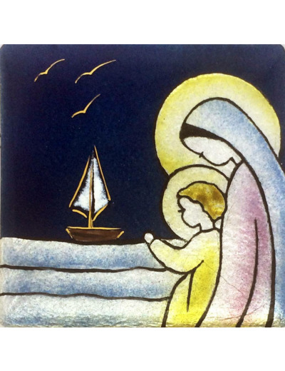 Sérénité 6,2X6,2cm - EMAUX DU LIBAN