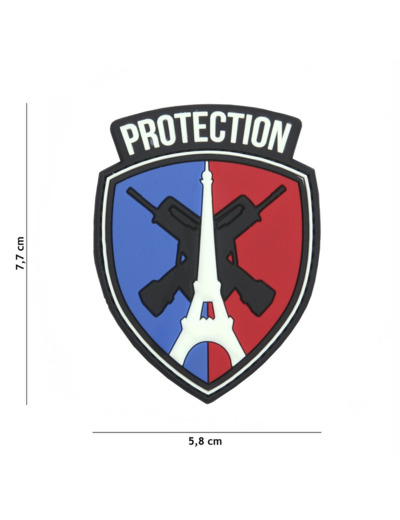 Patch 3D PVC  Protection France
