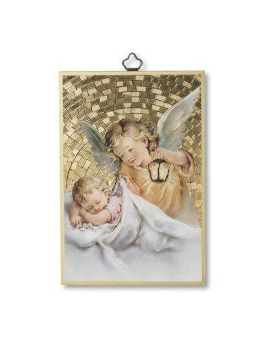 Plaquette Dorée 10x15,5cm - ANGELOTS