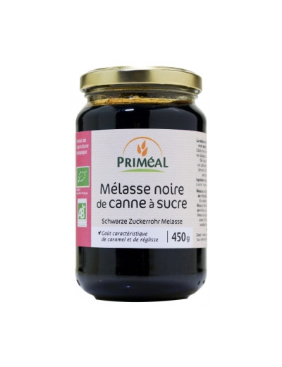 Melasse noire bio de canne à sucre 450g