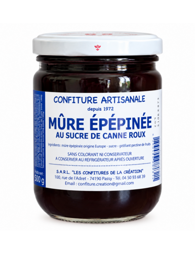 Confiture de Savoie Mûre épépinée