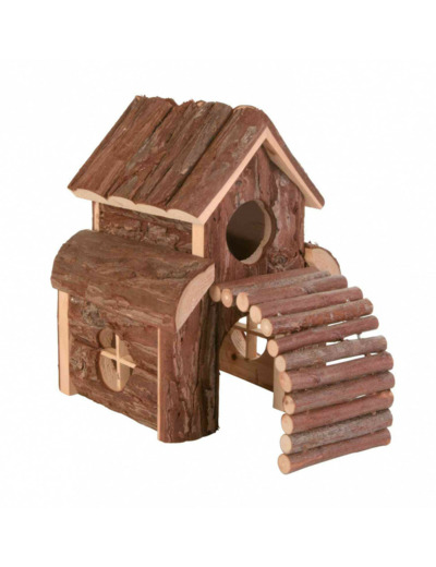 Maison "Finn" pour petits rongeurs - 13x20x20cm