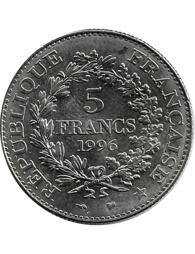 FRANCE 5 FRANCS DUPRE 1996 TTB+