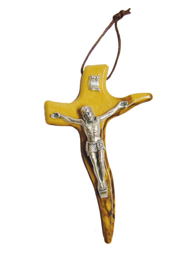 Crucifix en Olivier 25cm