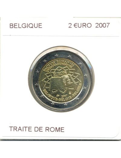 BELGIQUE 2007 2 EURO Commemorative TRAITE DE ROME SUP-