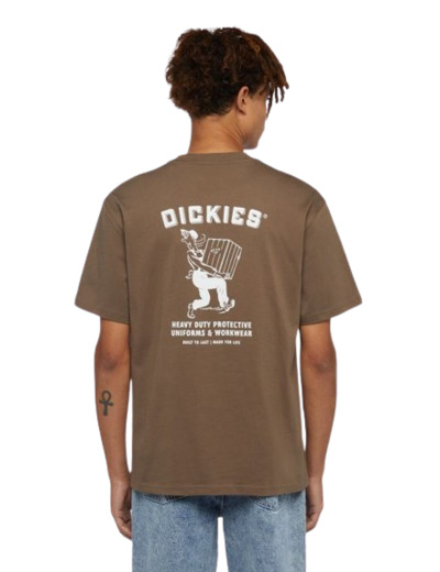 Tee Shirt DICKIES Builder Marron