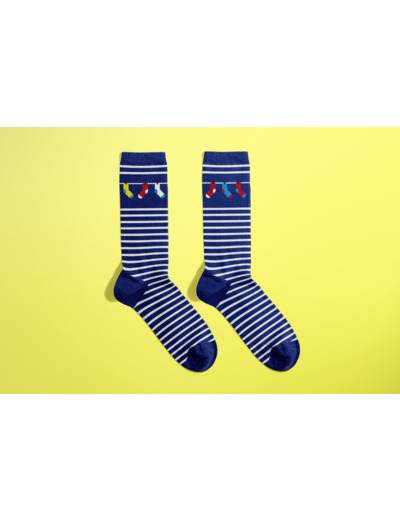 Chaussettes De fils en chaussettes marine