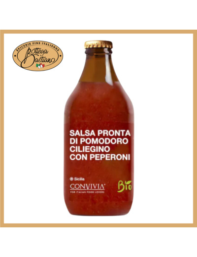 Sauce Tomate Cerise et Poivrons Bio 330G