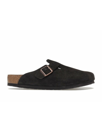 Birkenstock Boston Soft Footbed Suede Mocca