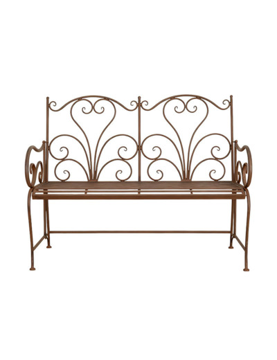 Banc de jardin fer 97x57x111cm