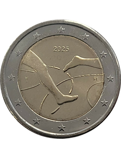 FINLANDE 2025 2 EURO ATHLETISME UNC