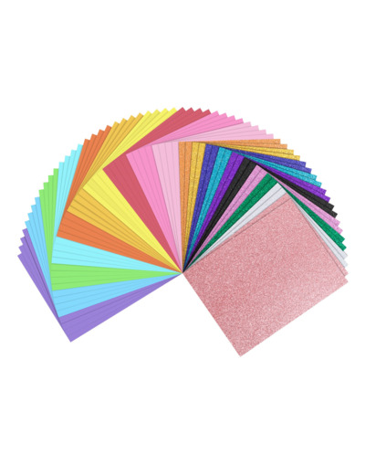 LOKLIK - ASSORTIMENT DE 60 FEUILLES DE PAPIERS CARTONNES POUR PROJETS CREATIFS