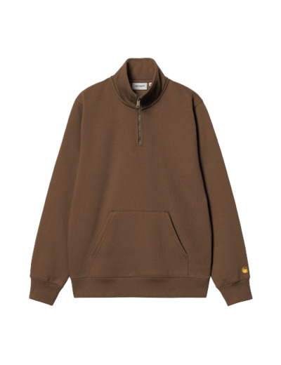 Sweat CARHARTT WIP Chase Neck Zip Chocolate