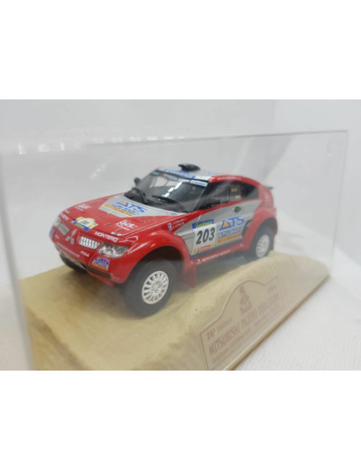 MITSUBISHI PAJERO EVOLUTION DAKAR 2004 NOREV 1/43 BOITE D'ORIGINE