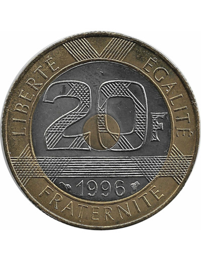 FRANCE 20 FRANCS MONT ST MICHEL 1996 SUP